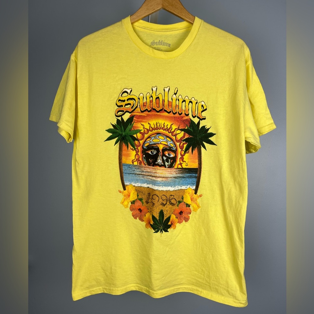 Sublime sun 1996 logo graphic tee